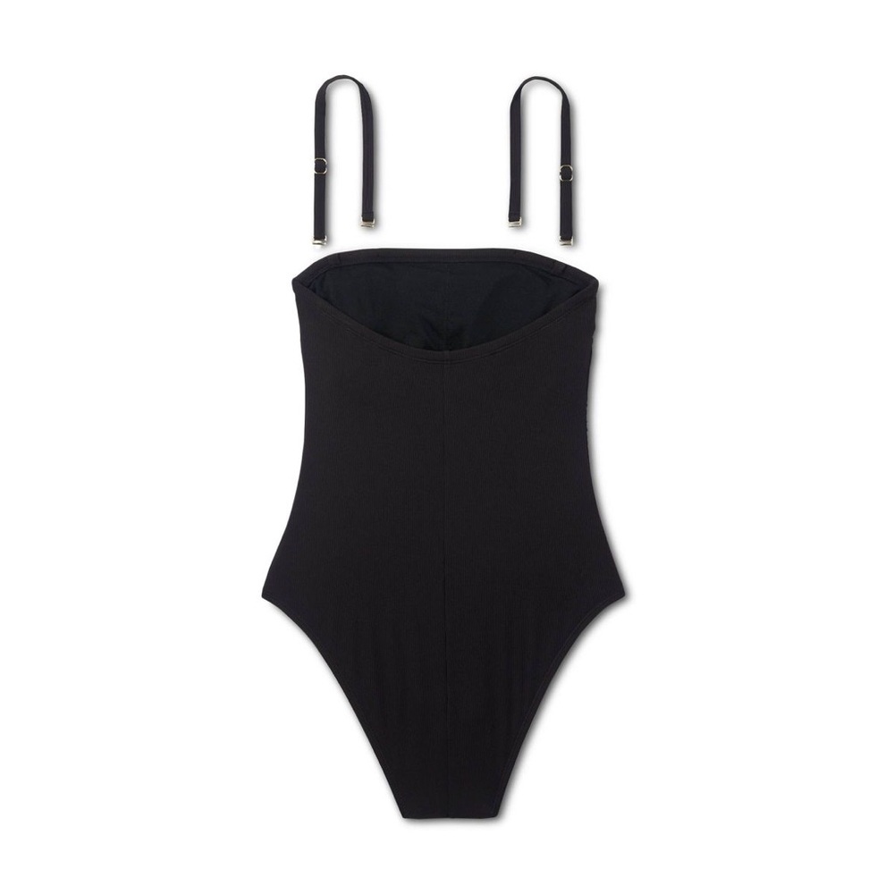 Women’s High Leg Bandeau One Piece Swimsuit Size S (4-6) - Picture 4 of 10